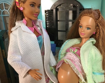 barbie pregnant doll happy family