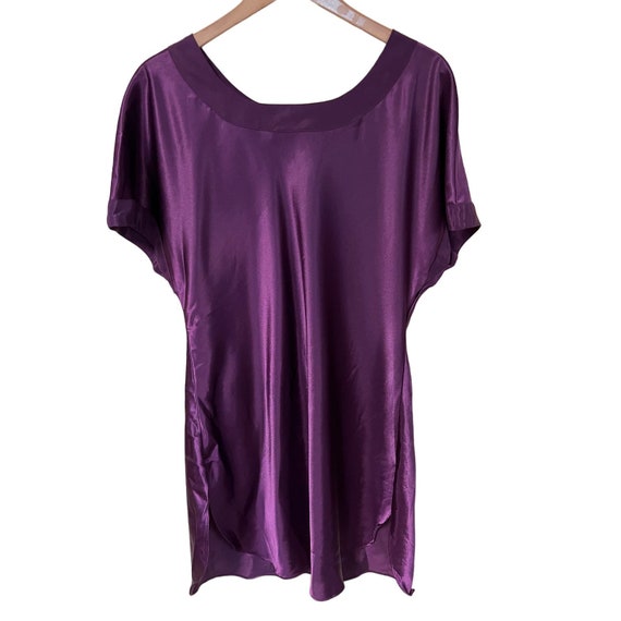 Purple Satin Victoria's Secret Large Nightgown Vin