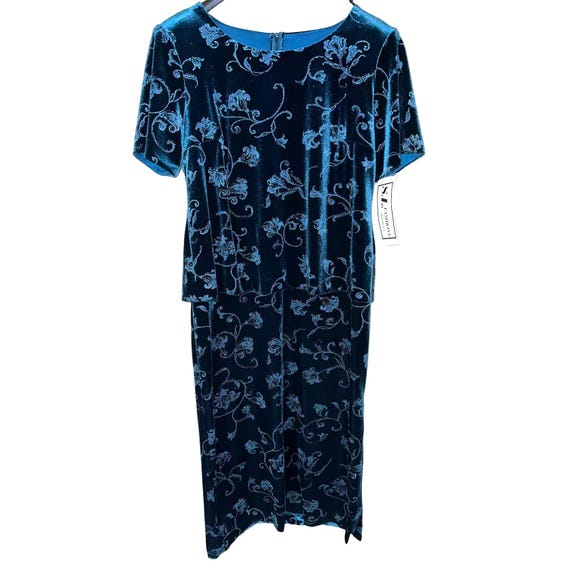 slim fit dress slacks SL Fashions Women's Flutter-Sleeve High-Low Dress - Blue main image 1