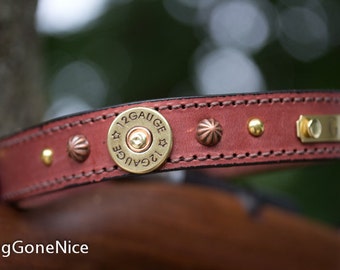Shotgun Dog Collar Hunting Dog Collar Shotgun Shell Dog Collar