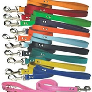 Leather Dog Leash, Leather Leash 4 ft. Leather Walking Leash, Dog Walking Leash, 1/2 inch Leather Leash, 3/4 inch Leather Leash, Dog Lead