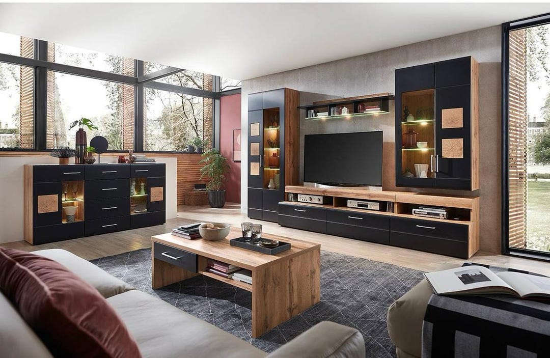 Living Room Wall Unit - Etsy