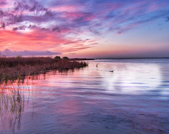 Sunset Lake Alexandrina - Sunset Photography - Nature Photography - Fine Art - Digital Print - Digital Download - Wall Art - Home Decor