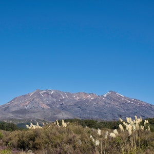 Mt Ruapehu Photography Print: New Zealand Landscape (Digital Download)
