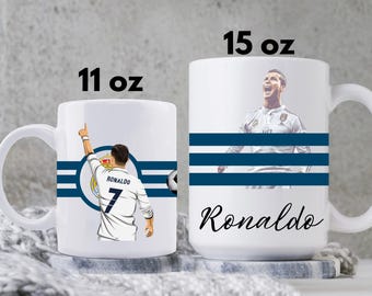 CR7 Coffee Mug: Cristiano Ronaldo Fan Gift (11oz, 15oz)