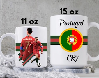Cristiano Ronaldo CR7 Mug: Football Legend Fan Gift (11oz, 15oz)