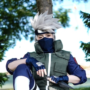 Kakashi cosplay wig top
