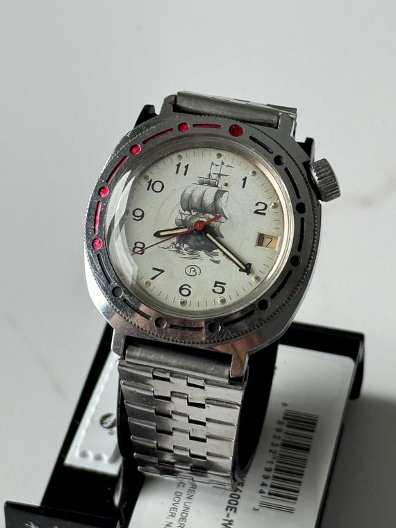 Vostok Komandirskie Mechanical Military Watch Soviet/Russian Vintage