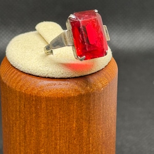 Vintage USSR Silver Ring 875, Size 5