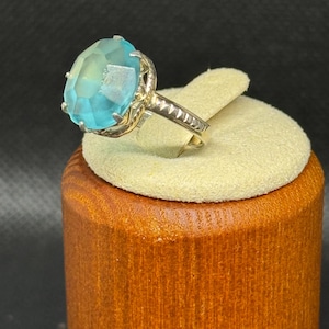 Vintage USSR Silver Ring 875,Size 6