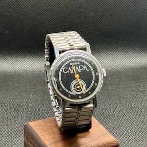 Vintage wristwatch, POBEDA, retro men's wristwatch, mechanical watch