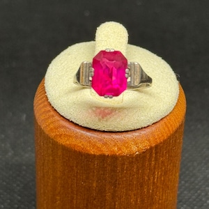 Vintage USSR Silver Ring 875, Size6.5