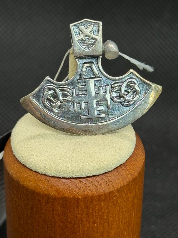Perun Axe Necklace, 925 Silver View 2