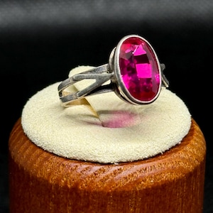 Vintage Silver 875 Ring, USSR, Size 7.5