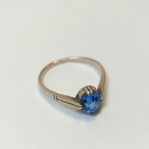 Vintage USSR Silver Ring 875, Size 7.5