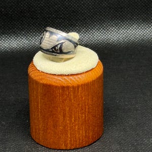 Vintage USSR Silver 875 Ring, Kubachi, Size 5.5