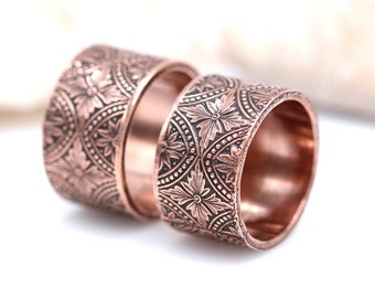copper thumb ring