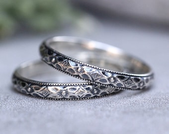 art nouveau ring etsy