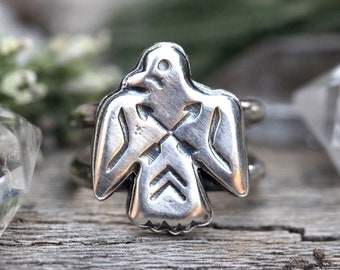 アクセサリー THE FLAT HEAD THUNDERBIRD RING SILVER925 THE FLAT HEAD THUNDERBIRD RING SILVER925