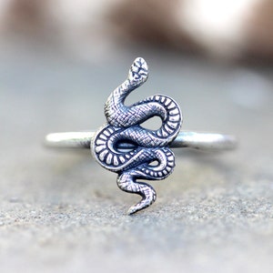 Snake Ring Sterling Silver Serpent Ring Witch Ring Witch Jewelry Silver Snake Ring Snake Jewelry