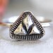 Triangle Ring Silver Stacking Ring Silver Ring Hippie Ring Silver ...
