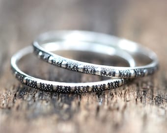 Ein Ring Zusteckring Silber 925er Silberring Zusteckring Vorsteckring Vorsteckring Vorsteckring Vorsteckring Schlichter Ring