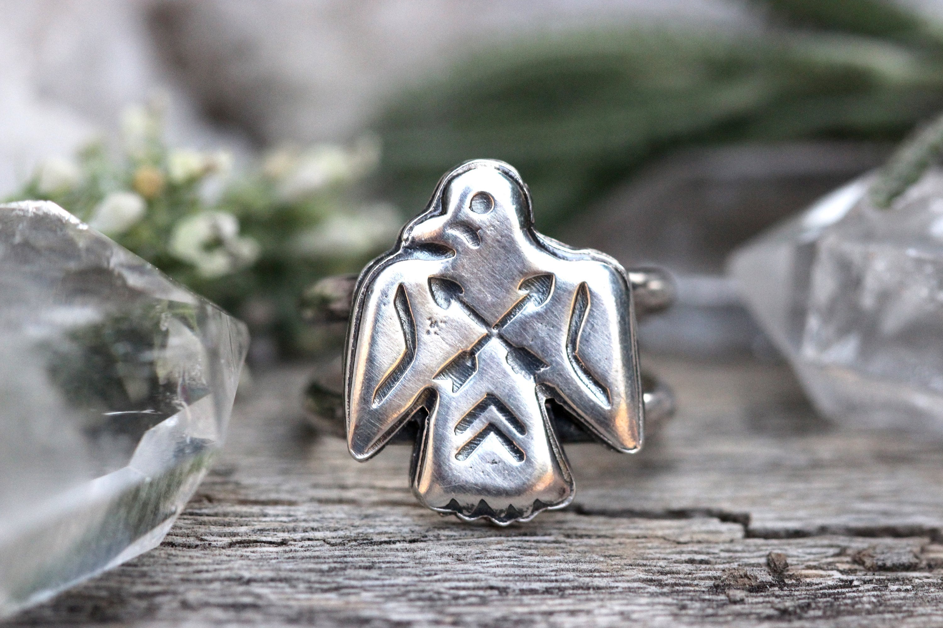 アクセサリー THE FLAT HEAD THUNDERBIRD RING SILVER925 THE FLAT HEAD THUNDERBIRD RING SILVER925