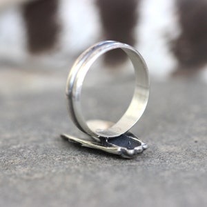 Silver Cicada Ring Sterling Silver Insect Ring Witch Ring Bug Ring ...