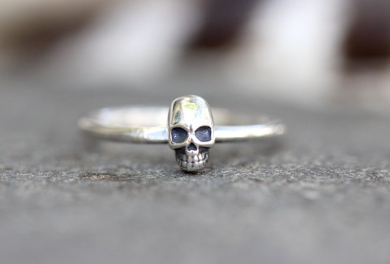 Vintage Gothic 316L Stainless Steel Skull Rings For Men Women Punk Biker  Skull Ring Fashion Amulet