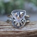 Triangle Ring Silver Stacking Ring Silver Ring Silver Bohemian - Etsy