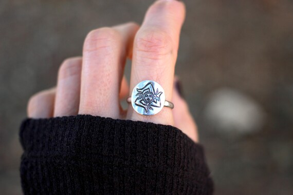 duoctria Tridacna Ring S シルバー　11号 Sterling Silver Trinacria Ring Sicilian Ring Sicily Ring Medusa