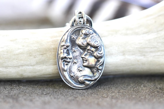 Man in the Moon, Celestial Necklace Man in the Moon, Celestial Necklace