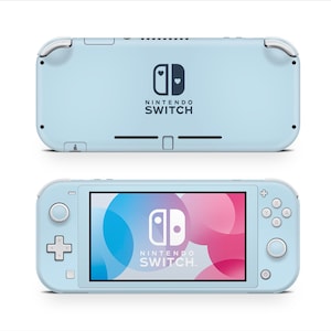 Vinilo protector para Nintendo Switch Lite – Azul cielo, acabado mate, fácil de aplicar, fabricado en Francia, accesorio para videojuegos