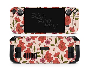 Vinilo para Steam Deck OLED / Steam Deck LCD - Buganvilla