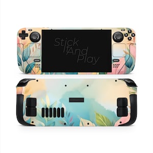 Skin for Steam Deck OLED / Steam Deck LCD - Pastel Flowers