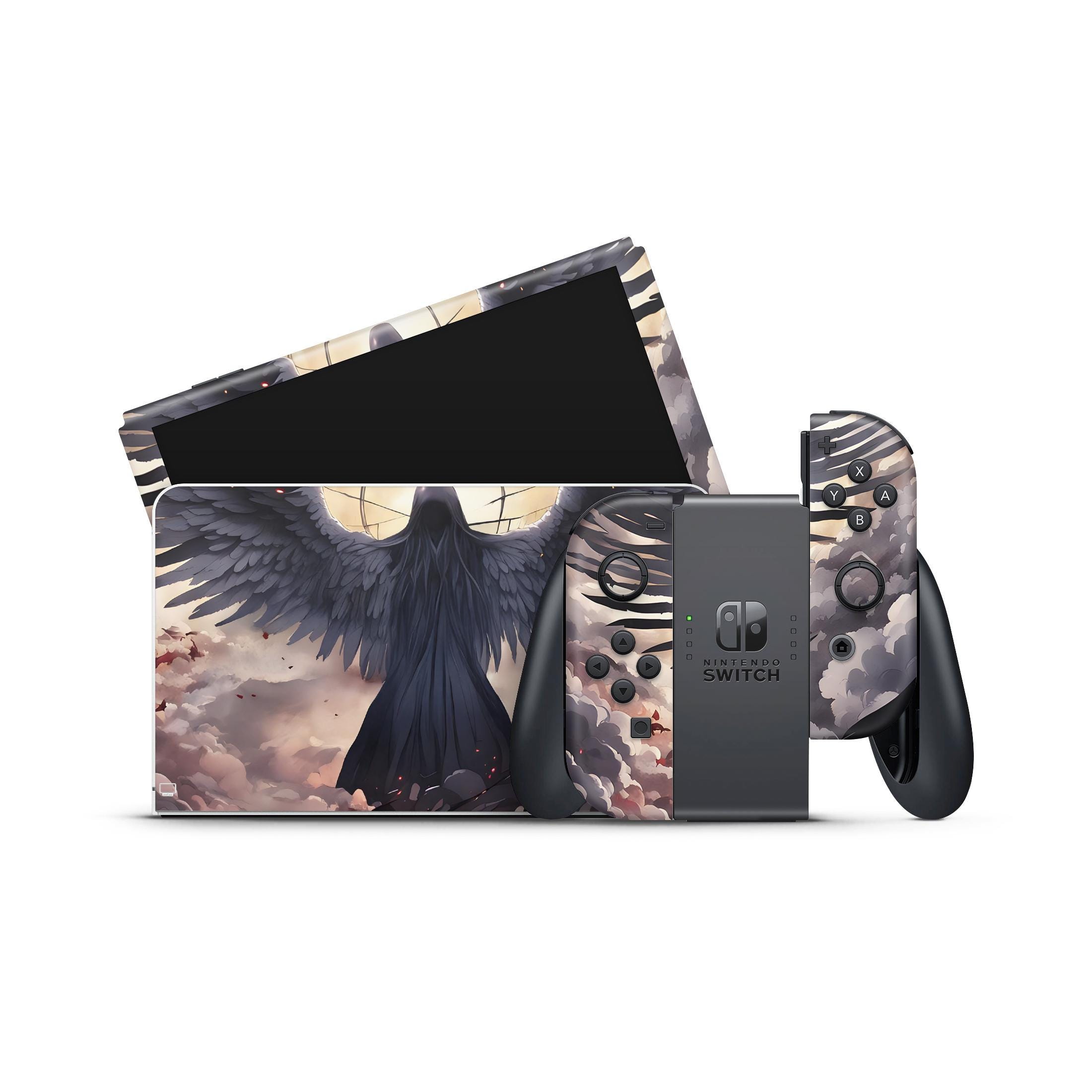 Angel of Death - Nintendo Switch OLED Skin, Nintendo Switch OLED Sticker, Nintendo Switch OLED Decal