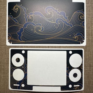 Skin AYN Thor - Motif inspiré de la grande vague de Kanagawa (Façade & Panel) - Sticker Premium