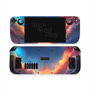 Skin för Steam Deck och Steam Deck OLED – Rainbow | Blå och orange klistermärke