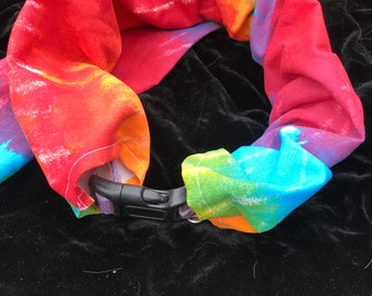 STOR tub med djurmotiv, tie dye-mönster och regnbågsfärgade halsband