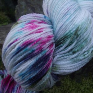 Handpainted sock yarn, fingering yarn, Superwash Wool and Nylon ,100 grams-Pegasus