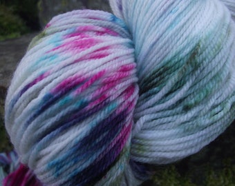 Handpainted sock yarn, fingering yarn, Superwash Wool and Nylon ,100 grams-Pegasus