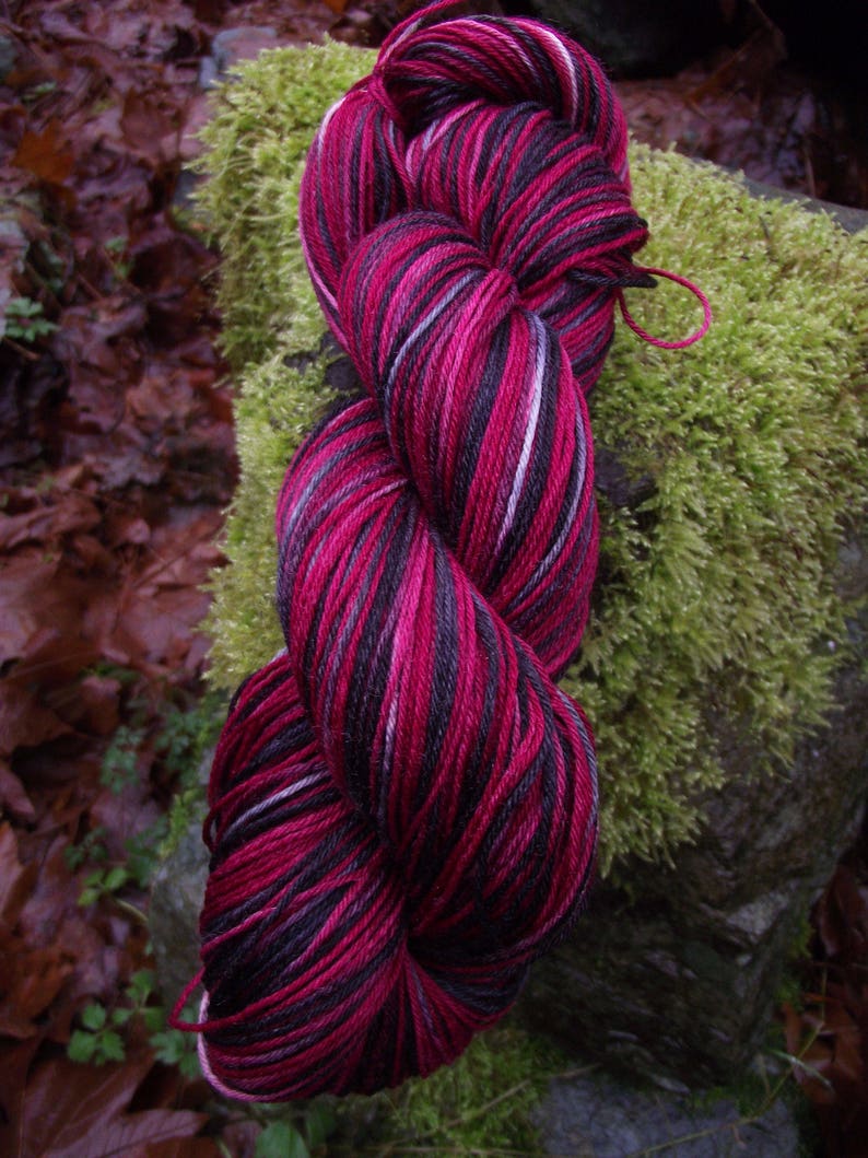 Nerd Sock Yarn Club Membership, Sci Fi Fantasy Handpainted sock yarn 6 months of knerd bliss image 5