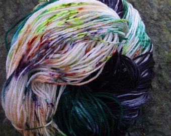 Handpainted sock yarn, fingerling yarn, Superwash Merino US produced 100 grams-