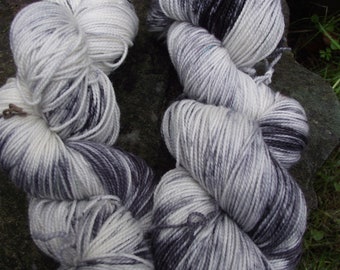 Handpainted sock yarn, fingering yarn, Superwash  Merino, Game of Thrones 100 grams- Winter is Coming
