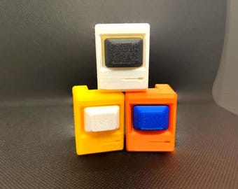 Jouet Clavier Clicker Anti-stress - Cube Mécanique Vert Et Rose Pour Adultes
