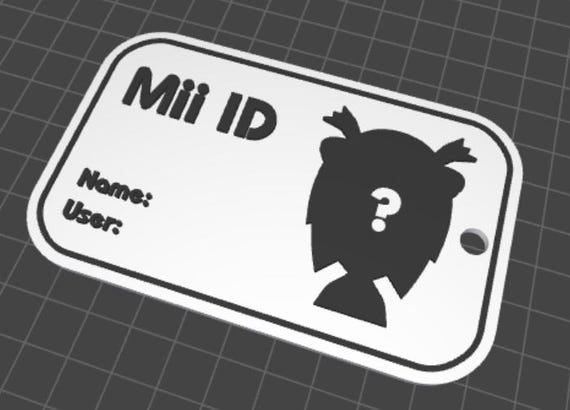 Personalized Nintendo Mii ID Card, Gift for Gamers, Tomodachi Life