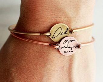 Actual Handwriting Bracelet - Custom Handwriting Bracelet, Signature Bracelet, Memorial Bracelet, Handwriting Gift, Actual Handwriting HND