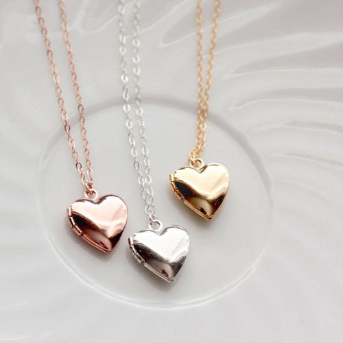 Heart Locket / Flower Girl Gift / Girls 