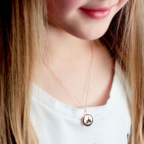 Children's Locket / Personalized Locket / Engraved Locket Etsy