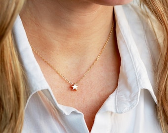 Mini Star Necklace • Dainty Star Necklace • Layering Necklace • Celestial Necklace • Zodiac Stars • Simple Necklace • Personalized Gift CH2